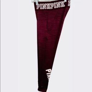 VS PINK Ultimate Leggings/ Maroon /Size XS !!!